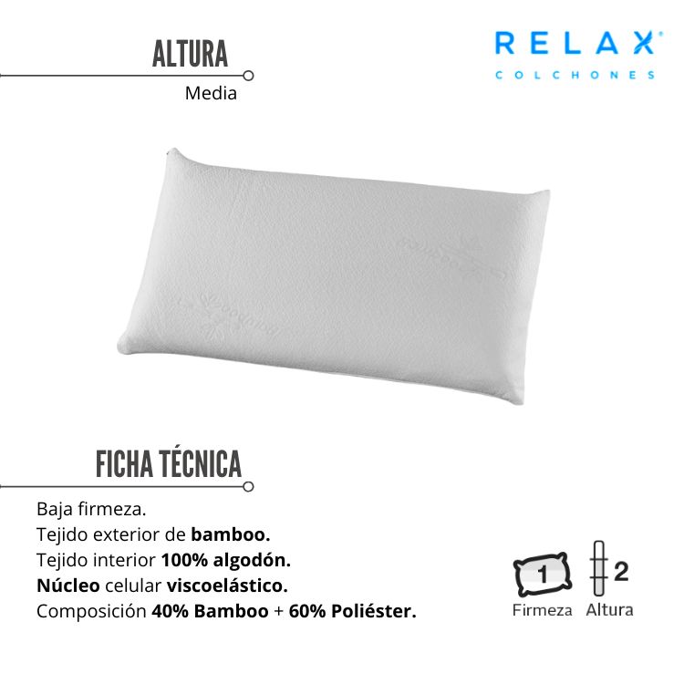 Almohada VISCO VEGETAL de RELAX