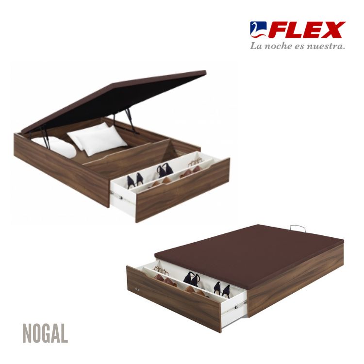 Canapé Abatible Zapatero Flex Natural 160X200 (Montaje Incluido)