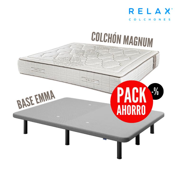 PACK Colchón MAGNUM + Base EMMA