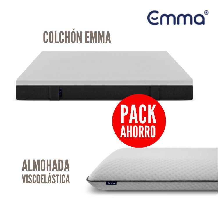 PACK EMMA Colchón + Almohadas