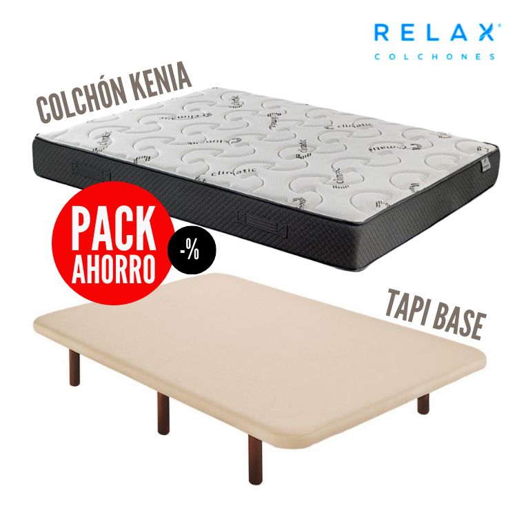 Base Tapizada con Patas Metálica Blanca - Base Cama para Colchón