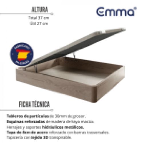 Canapé abatible Emma - 135x190 – Bechester