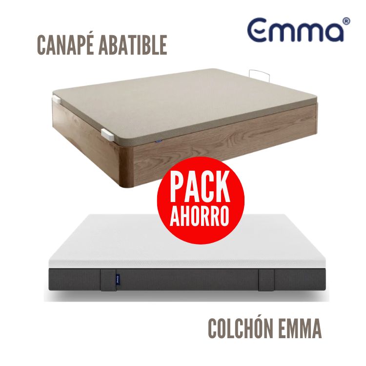 Alojamiento acceso Perjudicial PACK AHORRO: Colchón Emma original con canapé Emma | Dermacolchón