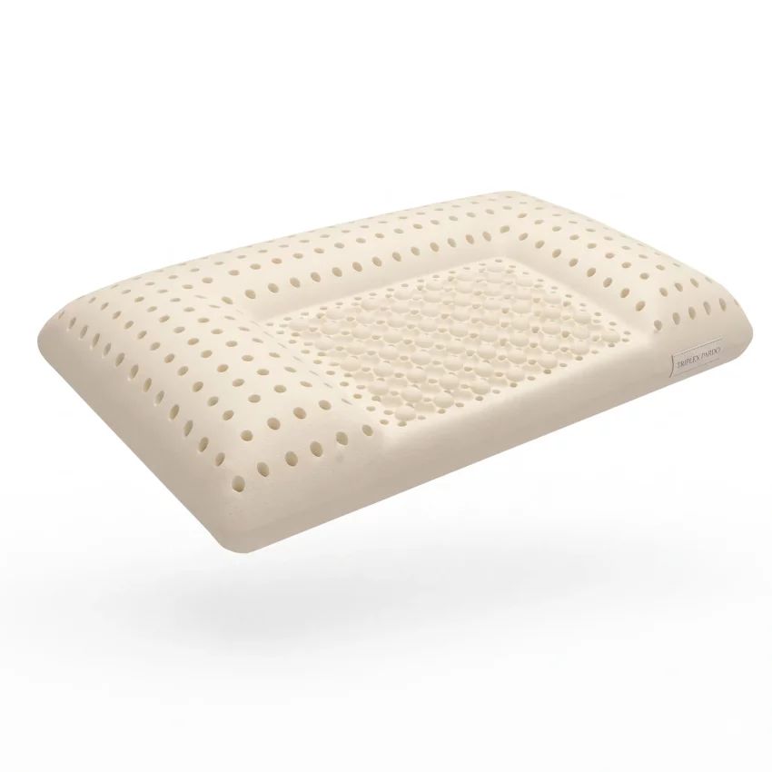 Almohada Látex Cervical Triplex De Pardo