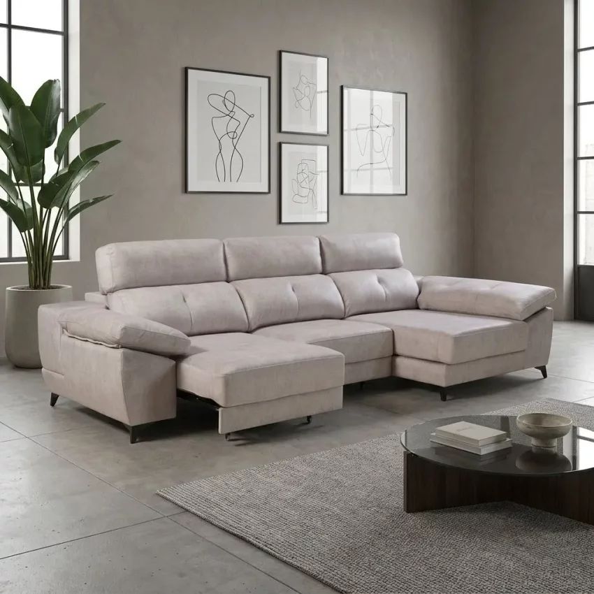 sofa deslizante loira