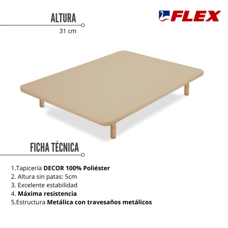 Base Tapizada Tapiflex de Flex