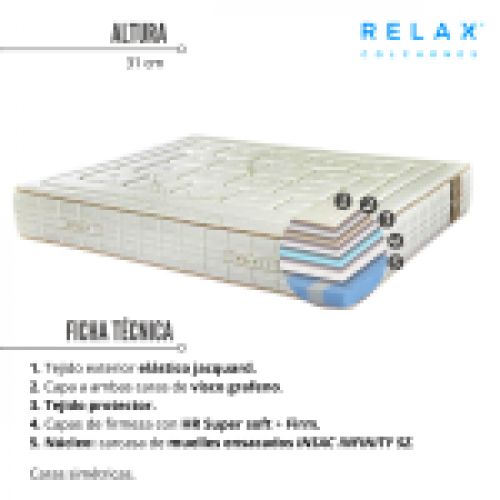 PACK RELAX Colchón Gaviota Oro + Canapé MUSA 38