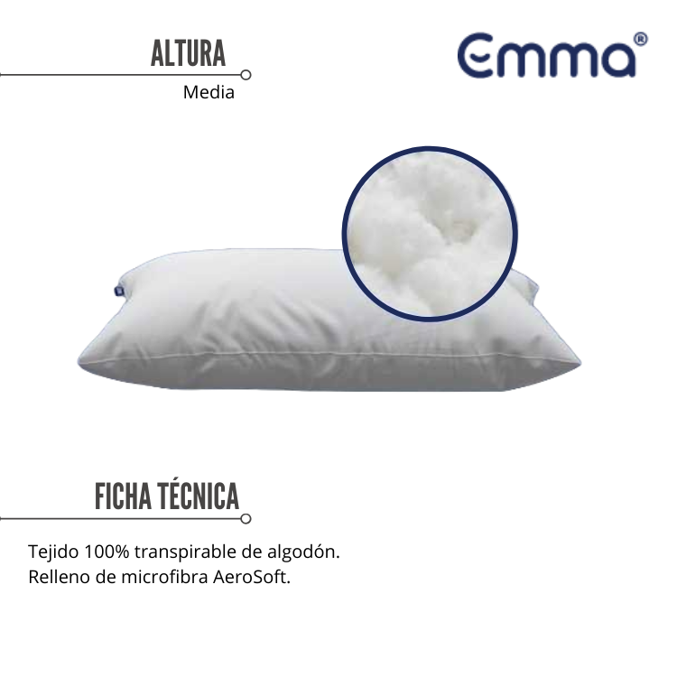 Microfibra online en almohadas