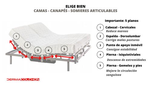 Colchones y somieres ARTICULADOS