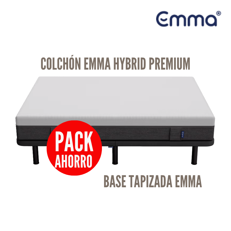 PACK Colchón Emma Hybrid Premium + Canapé Abatible