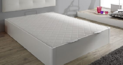 Canap&eacute; abatible con base tapizada